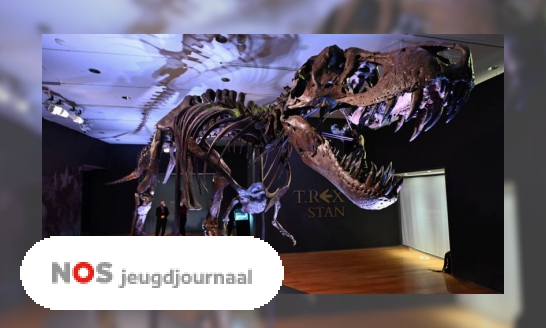 Te koop: het skelet van T-rex Stan