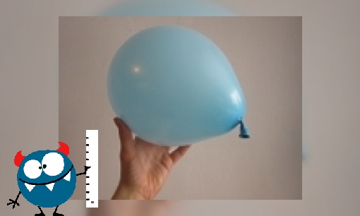 Hoe hang je een ballon aan het plafond?