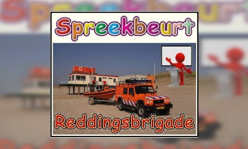 Plaatje Spreekbeurt Reddingsbrigade