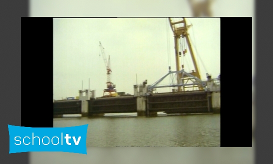 Plaatje Hoe werd de Oosterscheldekering gebouwd?