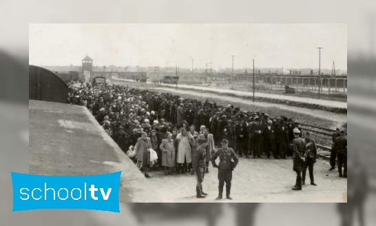 Anne Frank in vernietigingskamp Auschwitz-Birkenau