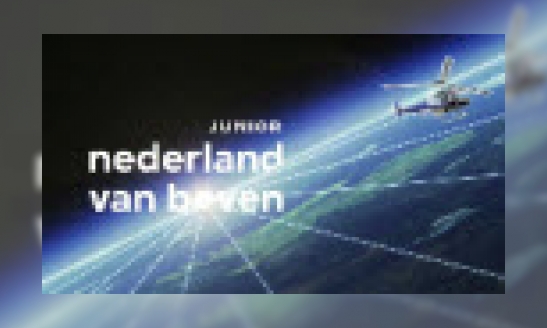 Plaatje Nederland van boven junior