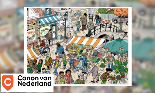 Plaatje Vensterplaat Veelkleurig Nederland