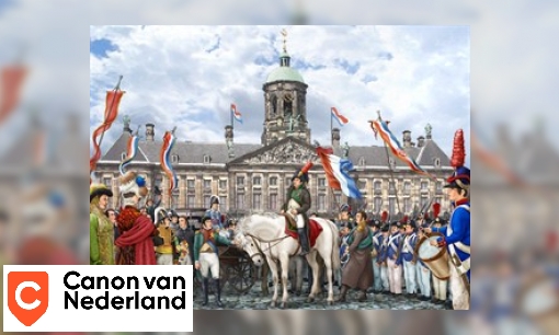 Vensterplaat Napoleon Bonaparte