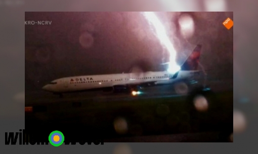 Plaatje Als een vliegtuig wordt geraakt door bliksem, ga je dan dood?