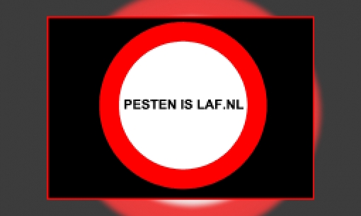 Plaatje Pesten is laf