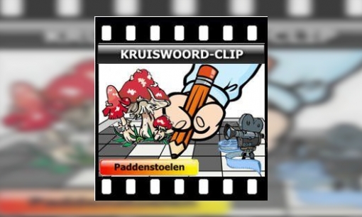 Kruiswoord-clip Paddenstoelen