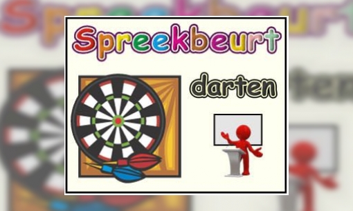 Plaatje Spreekbeurt Darten