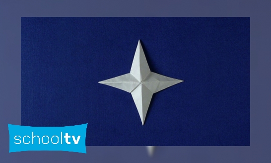 Plaatje Een ster van origami