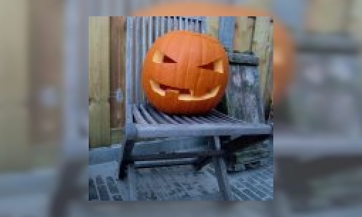 Plaatje Stapppenplan voor een Halloweenpompoen