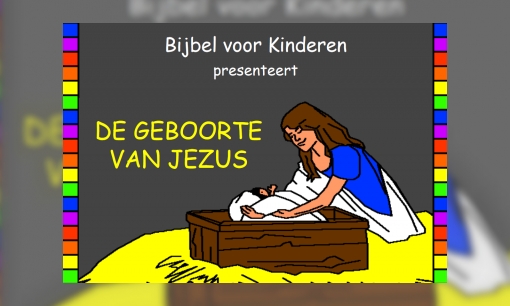 Plaatje De geboorte van Jezus