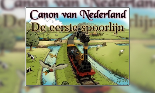 Plaatje Canon-pad de eerste spoorlijn