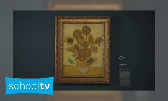 Plaatje De zonnebloemen van Vincent van Gogh
