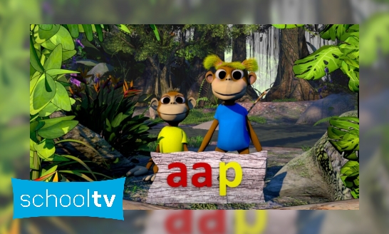 Letterjungle - De letter aa: aap