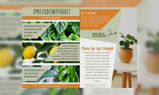 Plaatje Spreekbeurtpakket over planten
