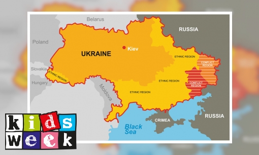 Plaatje Rusland begint oorlog in Oekraïne