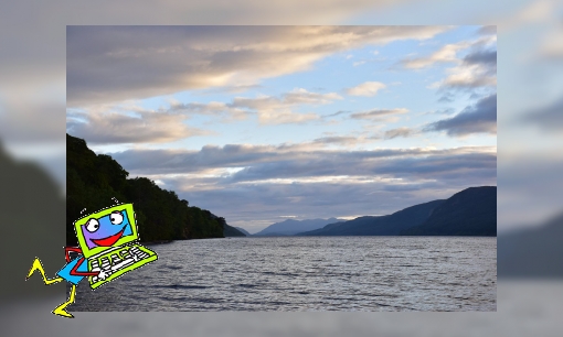 Plaatje Monster van Loch Ness (WikkiKids)