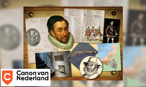Plaatje Vensterplaat Willem van Oranje