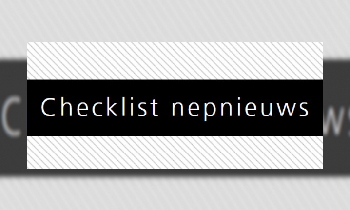 Plaatje Checklist nepnieuws