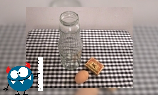 Hoe krijg je een ei in een fles?