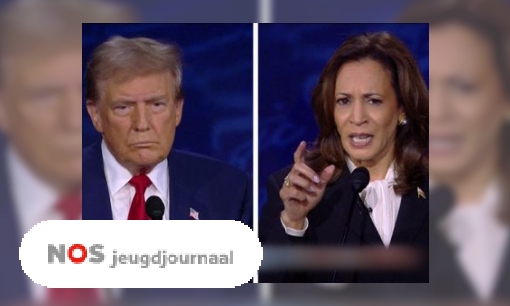 Harris en Trump voor het eerst met elkaar in debat