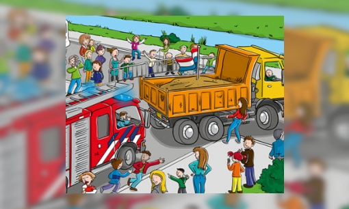 Plaatje Verkeersplaten - Hulpdiensten en grote wagens