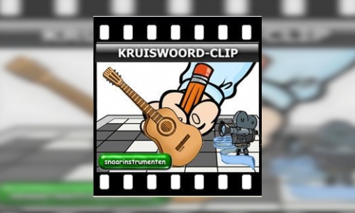 Kruiswoord-clip Snaarinstrumenten
