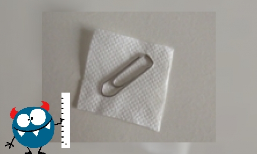 Plaatje Natte paperclip