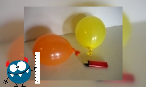 Hoe goed kan een ballon tegen vuur?