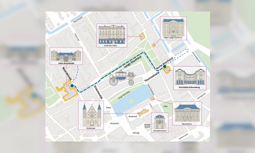 Plaatje Wat is in 2022 de route van de Glazen Koets op Prinsjesdag