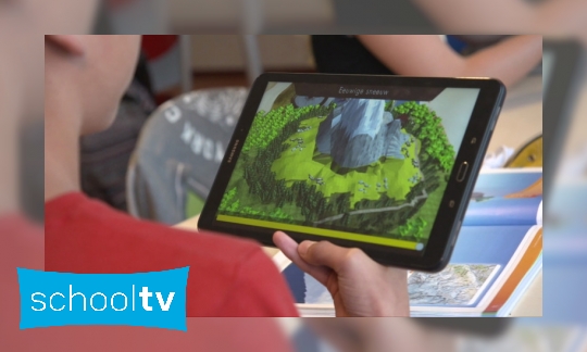 Plaatje Augmented Reality in schoolboeken