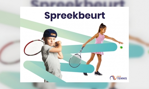 Plaatje Spreekbeurt tennis