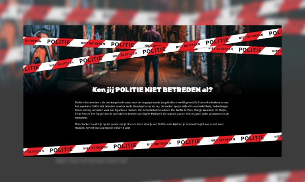 Plaatje Politie niet betreden