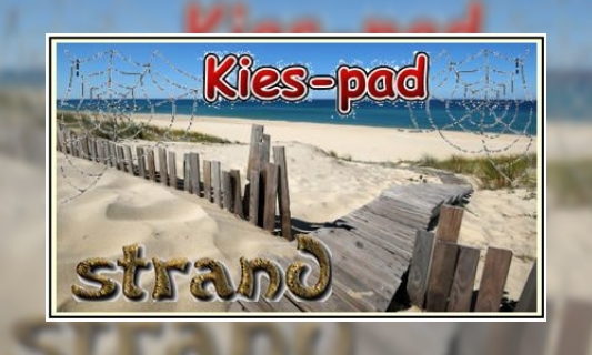 Kies-pad Strand