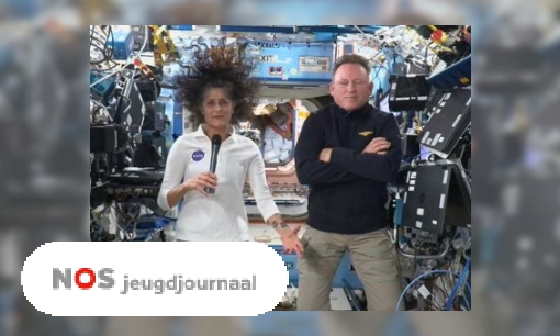 Plaatje Astronauten nog steeds vast in ISS: 