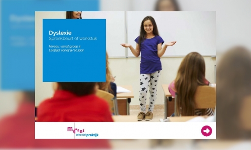 Plaatje Spreekbeurt of werkstuk over dyslexie
