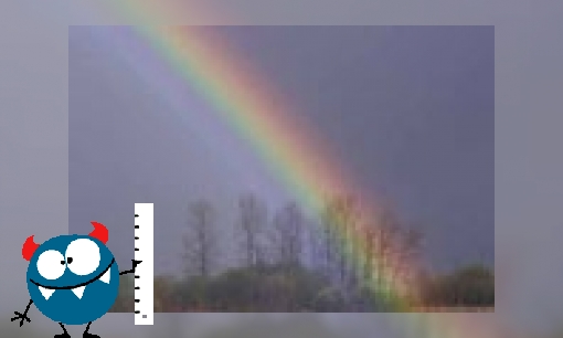 Kun je een regenboog maken met een glas water?