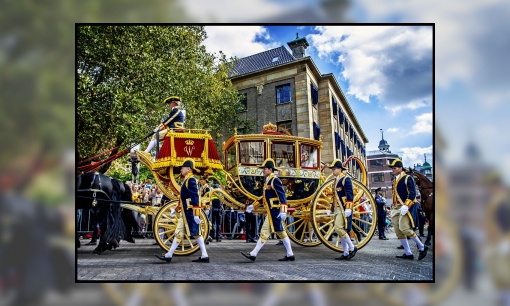 De koninklijke stoet op Prinsjesdag