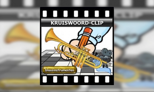Plaatje Kruiswoord-clip Blaasinstrumenten