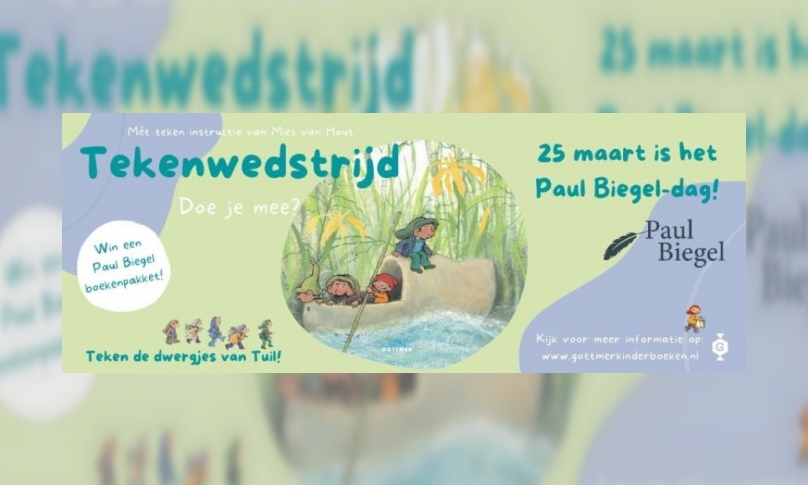 Plaatje Tekenwedstrijd Paul Biegel-dag