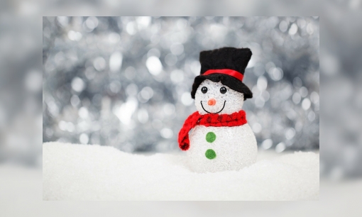 Plaatje Jeugdbieb kerstchallenge: maak een sneeuwpop zonder sneeuw te gebruiken