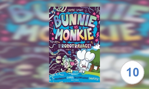 Bunnie vs Monkie en de robotravage!