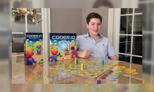 Edwin bedenkt eigen bordspel