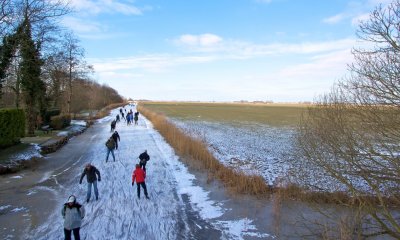 Plaatje Elfstedentocht