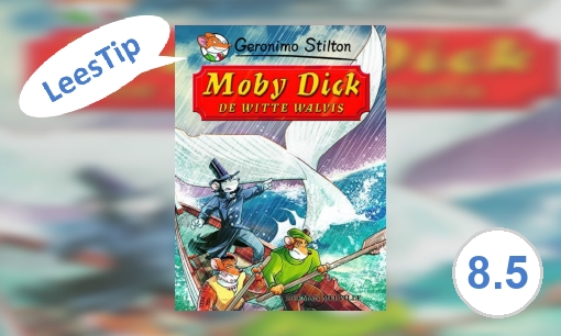 Plaatje Moby Dick: de witte walvis