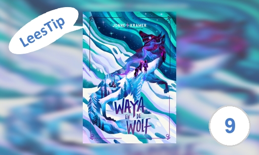 Plaatje Waya en de wolf